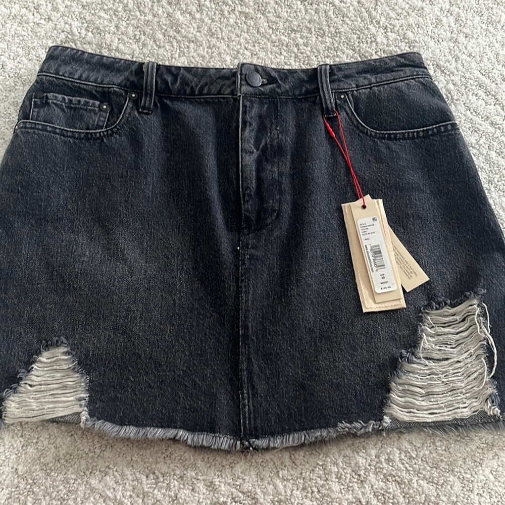 Alice and Olivia denim skirt